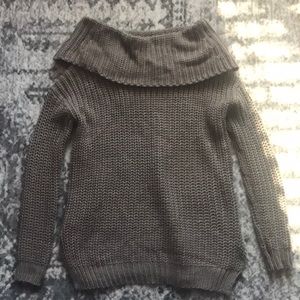 NWT Vestique Chunky Knit Sweater in Taupe Size S